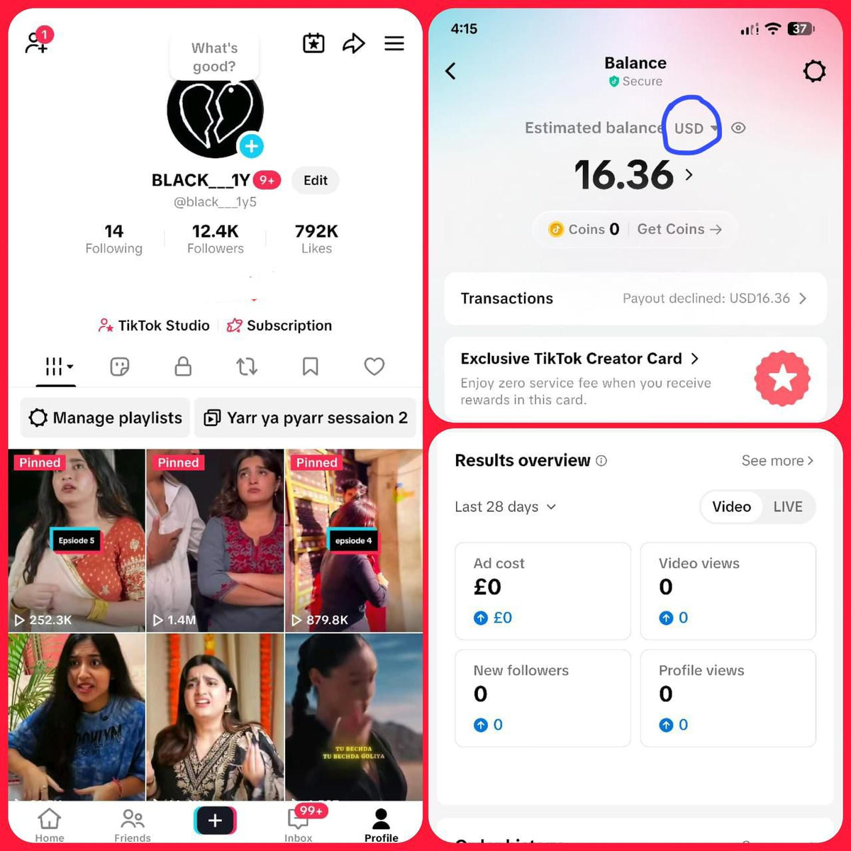 Germany tiktok 12k followers high quality