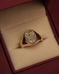 Quality ring gold color for men